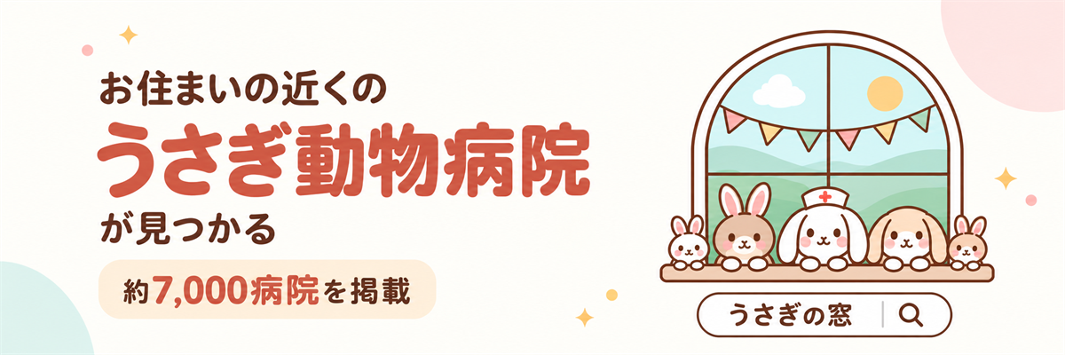 うさぎの窓｜うさぎを診てくれる動物病院まとめ